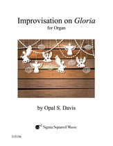 Improvisation on Gloria Organ sheet music cover